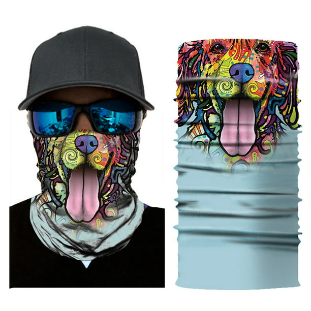 Details about   Face Mask Neck Gaiter Balaclava Neckerchief Headband Navy Floral Print Face Tube